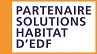 Cette image représente le logo des partenaires solutions habitat d'EDF